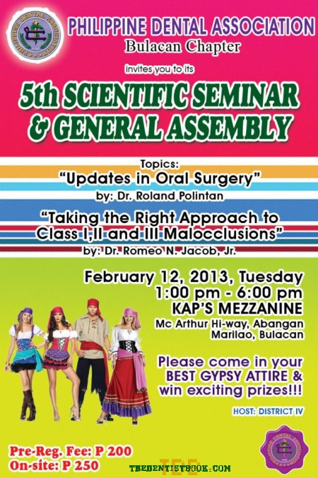 Bulacan Dental Chapter 5th Scientific Seminar