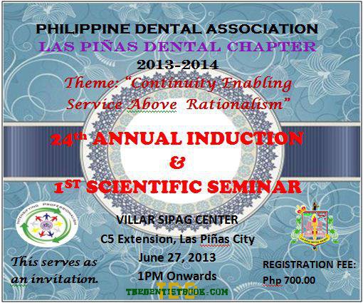 Las Pinas Dental Chapter 24th Annual Induction