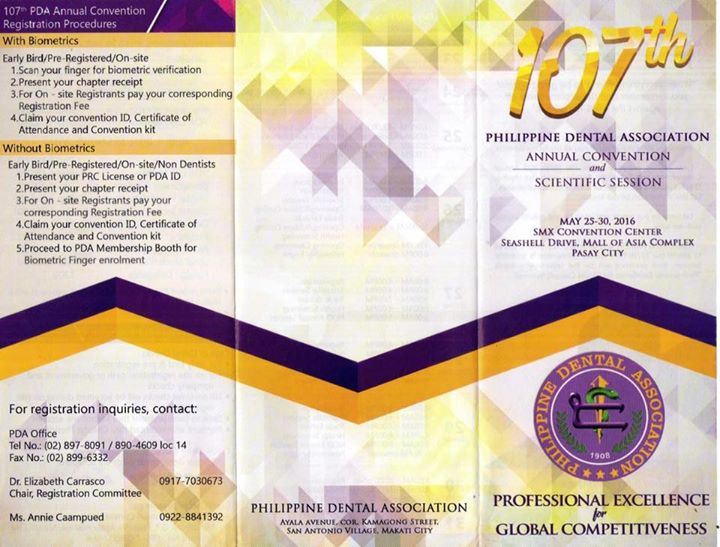107th Philippine Dental Association Annual Convention page 1